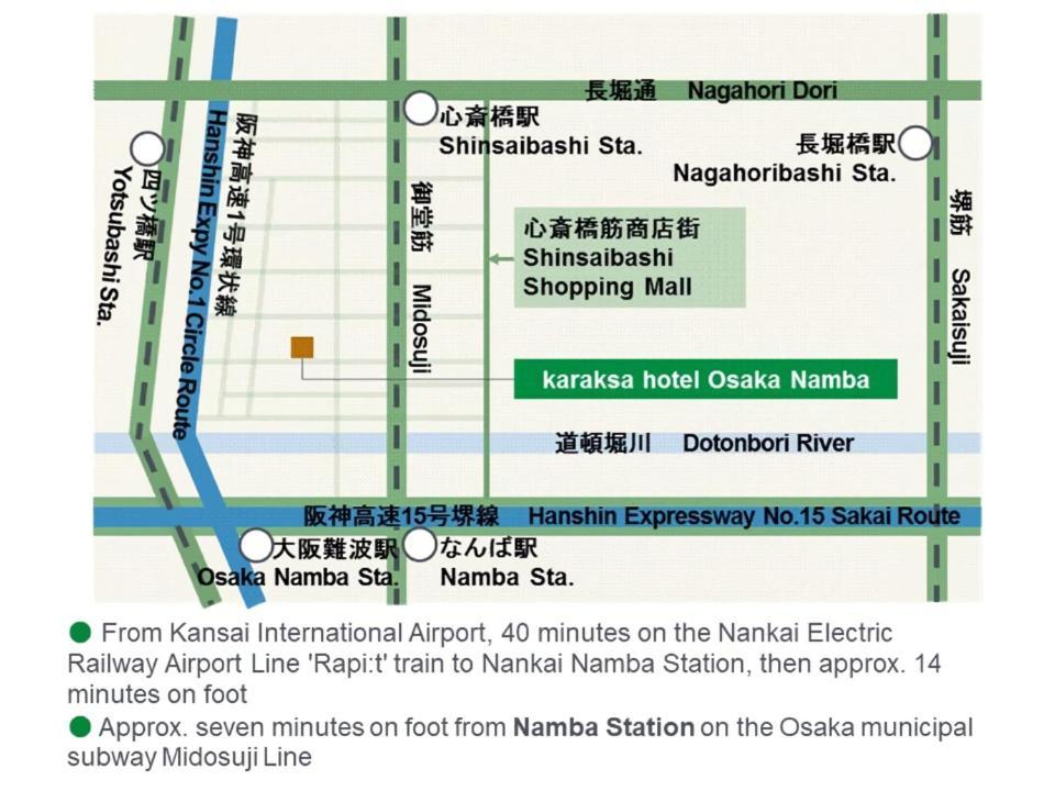 Karaksa Hotel Osaka Namba Exterior photo